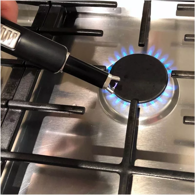 TFA Dostmann 98.1119.01 Spark Isqueiro de cozinha a arco recarregável preto-prateado