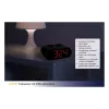 TFA Dostmann 60.2551.01 Despertador com rádio preto