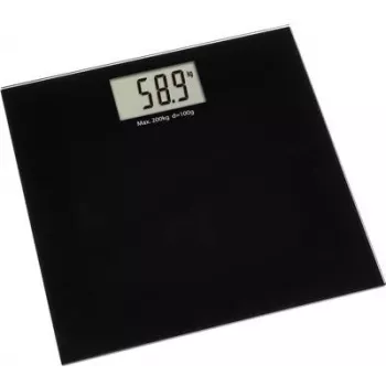 Balança de pessoa digital TFA Dostmann Step Plus 200 kg preta 50.1015.01