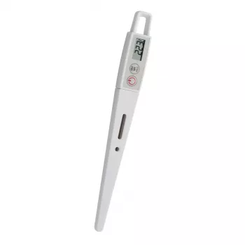 TFA Dostmann 30.1040.K termómetro de cozinha calibrado (ISO) com desligamento automático, HACCP & EN 13485, monitorização da temperatura no centro