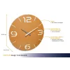 TFA Dostmann 60.3536.07 relógio de parede com rádio 350 mm amarelo sol