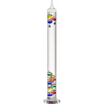 TFA Dostmann termómetro de líquido Galileo Galilei, vidro multicolor, 18-26°C, autónomo 18.1017.01.54