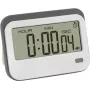 TFA Dostmann 38.2052.02 temporizador digital com cronómetro e despertador, branco/cinzento