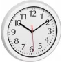 TFA Dostmann 60.3542.02 relógio de parede com rádio 30 cm branco resistente a salpicos para casa de banho