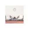 TFA Dostmann 60.3542.02 relógio de parede com rádio 30 cm branco resistente a salpicos para casa de banho
