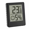TFA Dostmann termo-higrómetro digital preto (30.5039.01.03)