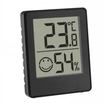 TFA Dostmann termo-higrómetro digital preto (30.5039.01.03)