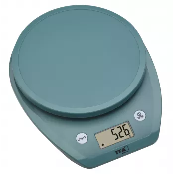 TFA Dostmann MOCHI Balança de cozinha digital 5 kg turquesa 50.2007.20