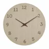 TFA Dostmann 60.3072.01 Relógio de parede de quartzo 298 mm madeira clara