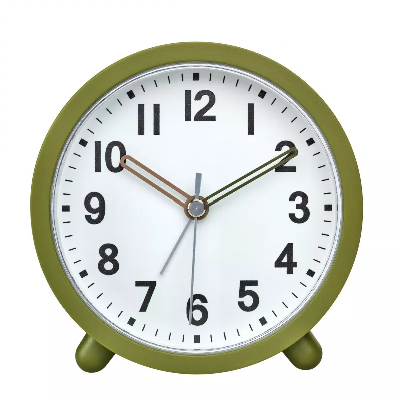 TFA Dostmann 60.1043.04 Despertador de quartzo verde-azeitona