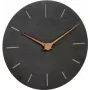 TFA Dostmann 60.3068.10 Relógio de parede de quartzo 25 cm ardósia, movimento contínuo