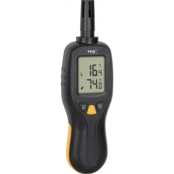 TFA Dostmann Digital Professional Termo-higrómetro preto amarelo 31.1066 31.1066.01
