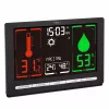 TFA Dostmann METEOCHROME Estação meteorológica sem fios com ecrã a cores, previsão 12-24h, sensor exterior, relógio DCF-77 35.1132.01