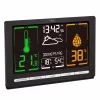 TFA Dostmann METEOCHROME Estação meteorológica sem fios com ecrã a cores, previsão 12-24h, sensor exterior, relógio DCF-77 35.1132.01