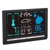 TFA Dostmann METEOCHROME Estação meteorológica sem fios com ecrã a cores, previsão 12-24h, sensor exterior, relógio DCF-77 35.1132.01
