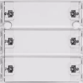 Gira KNX RF Sensor de toque 3 módulos System 55, branco puro brilhante 510300