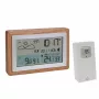 TFA Dostmann OAK Estação meteorológica sem fios com moldura de carvalho e sensor exterior 35.1167.54