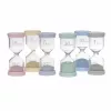 TFA Dostmann 18.6012.30 Ampulheta de sauna, 15 minutos, moldura de madeira natural, areia branca, para montagem na parede, rotação 360°