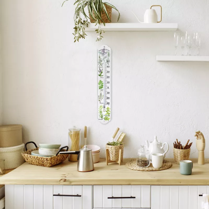 TFA Dostmann Termómetro interior/exterior analógico branco, verde 12.3040.21