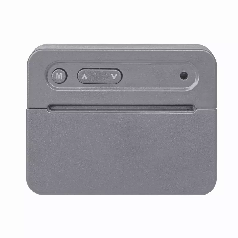 TFA Dostmann 60.2044.10 Despertador de quartzo cinzento com alarme único