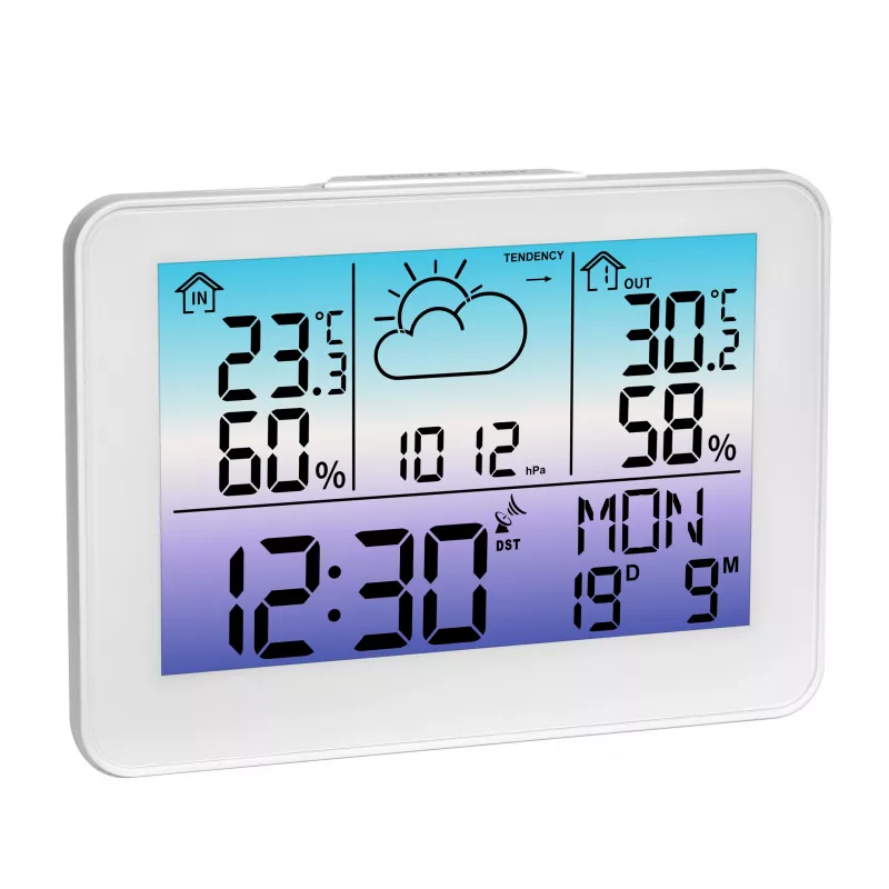Estação meteorológica sem fios TFA METEO Sky com previsão de 12 horas, fase da lua e sensor exterior 35.1175.02