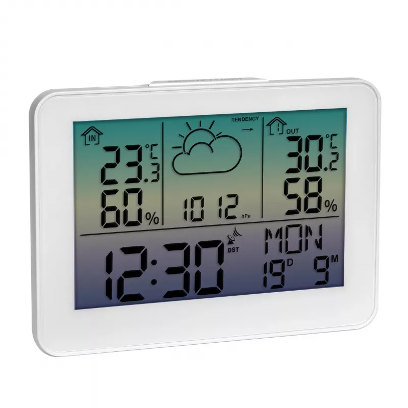 Estação meteorológica sem fios TFA METEO Sky com previsão de 12 horas, fase da lua e sensor exterior 35.1175.02
