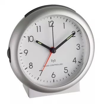 Despertador de quartzo TFA Dostmann 98.1036 prateado