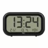Despertador de quartzo TFA Dostmann 60.2052.01 preto alarme extra alto ecrã grande