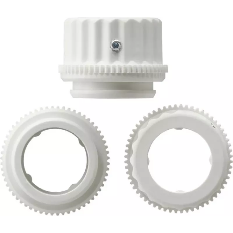 Adaptador de válvula Gira 112600 para atuadores de aquecimento, M30 x 1,5, branco
