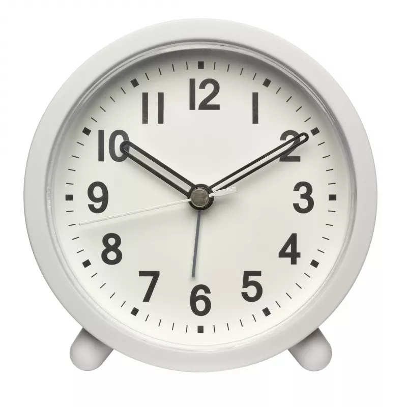 Despertador de quartzo TFA Dostmann 60.1043.02 branco com ponteiro dos segundos contínuo