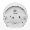 Despertador de quartzo TFA Dostmann 60.1043.02 branco com ponteiro dos segundos contínuo