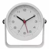 Despertador de quartzo TFA Dostmann 60.1042.02 branco com ponteiro dos segundos contínuo