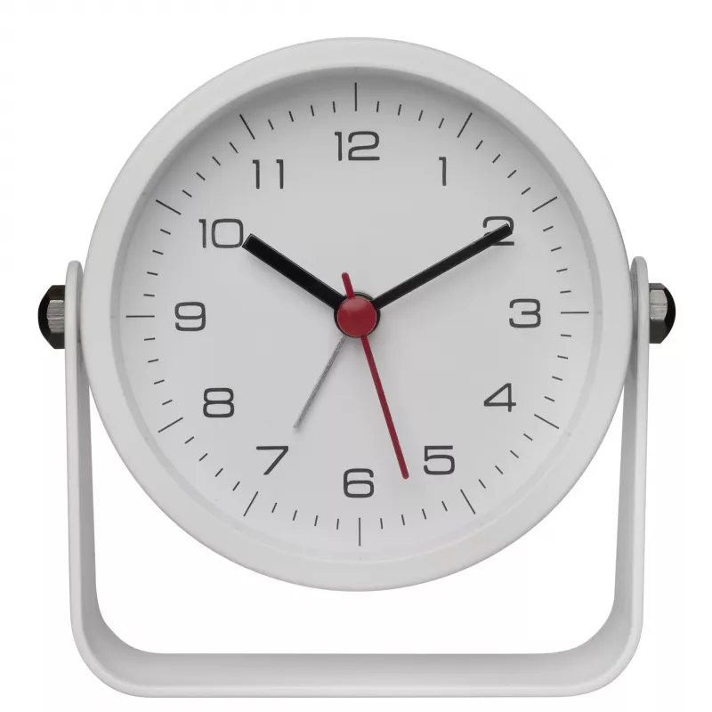 Despertador de quartzo TFA Dostmann 60.1042.02 branco com ponteiro dos segundos contínuo