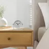 Despertador de quartzo TFA Dostmann 60.1042.02 branco com ponteiro dos segundos contínuo