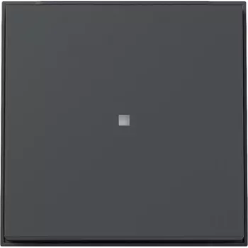 Cobertura de interruptor de tecla Gira TX_44 com janela de controlo, antracite 329067
