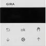 Gira System 55 Temporizador para estores/persianas com ecrã, branco puro brilhante 536627