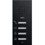 Gira posto interior áudio 1250005 de sobrepor System 55 preto