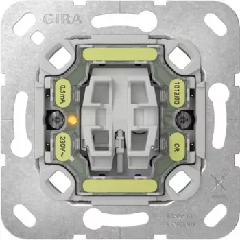 GIRA 312200 mecanismo de interruptor de botão com controlo ligado/desligado, 2 polos, desligador