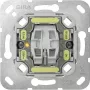 GIRA 312200 mecanismo de interruptor de botão com controlo ligado/desligado, 2 polos, desligador