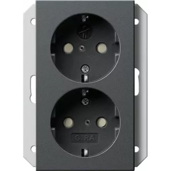 GIRA Tomada SCHUKO 1 via antracite 273128