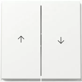 GIRA Tampa de tecla 329466 seta dupla TX_44 branco puro