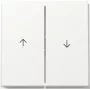 GIRA Tampa de tecla 329466 seta dupla TX_44 branco puro