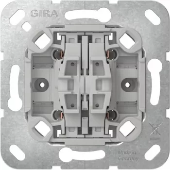 GIRA 386700 Mecanismo de interruptor de pressão de tecla 4 vias contacto de fecho