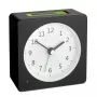 TFA Dostmann 60.1031.01 Despertador de quartzo preto