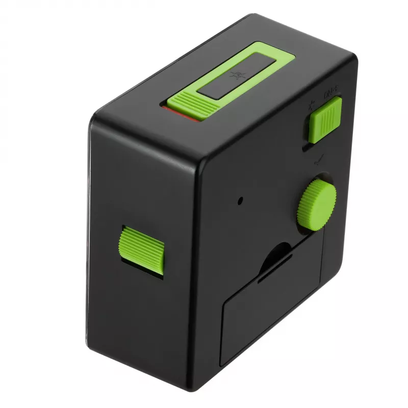 TFA Dostmann 60.1031.01 Despertador de quartzo preto
