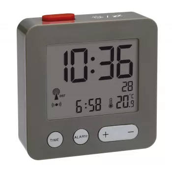 TFA Dostmann 60.2545.10 Despertador sem fios antracite