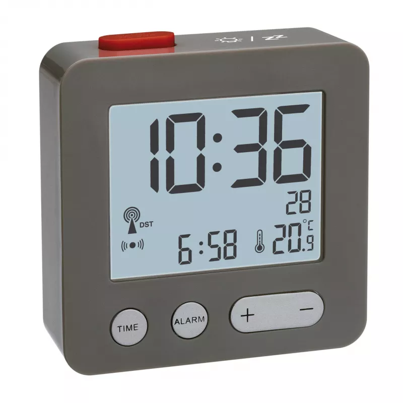 TFA Dostmann 60.2545.10 Despertador sem fios antracite