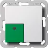 Gira System 55 balancim Off/Stop, branco puro 291103