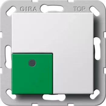 Gira System 55 balancim Off/Stop, branco puro 291103
