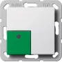 Gira System 55 balancim Off/Stop, branco puro 291103